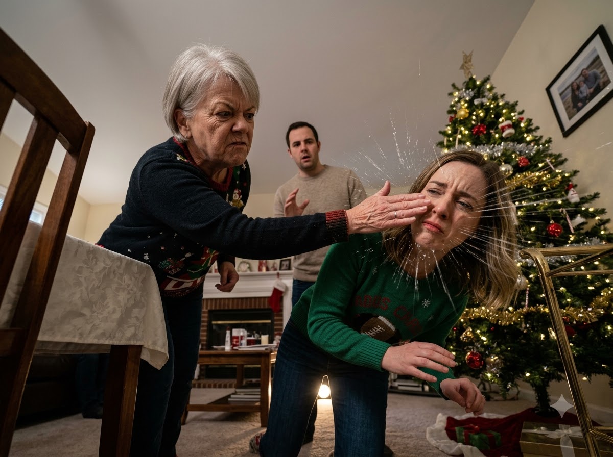 My Mother-in-Law Slapped Me At Christmas And Told Me To Know My Place