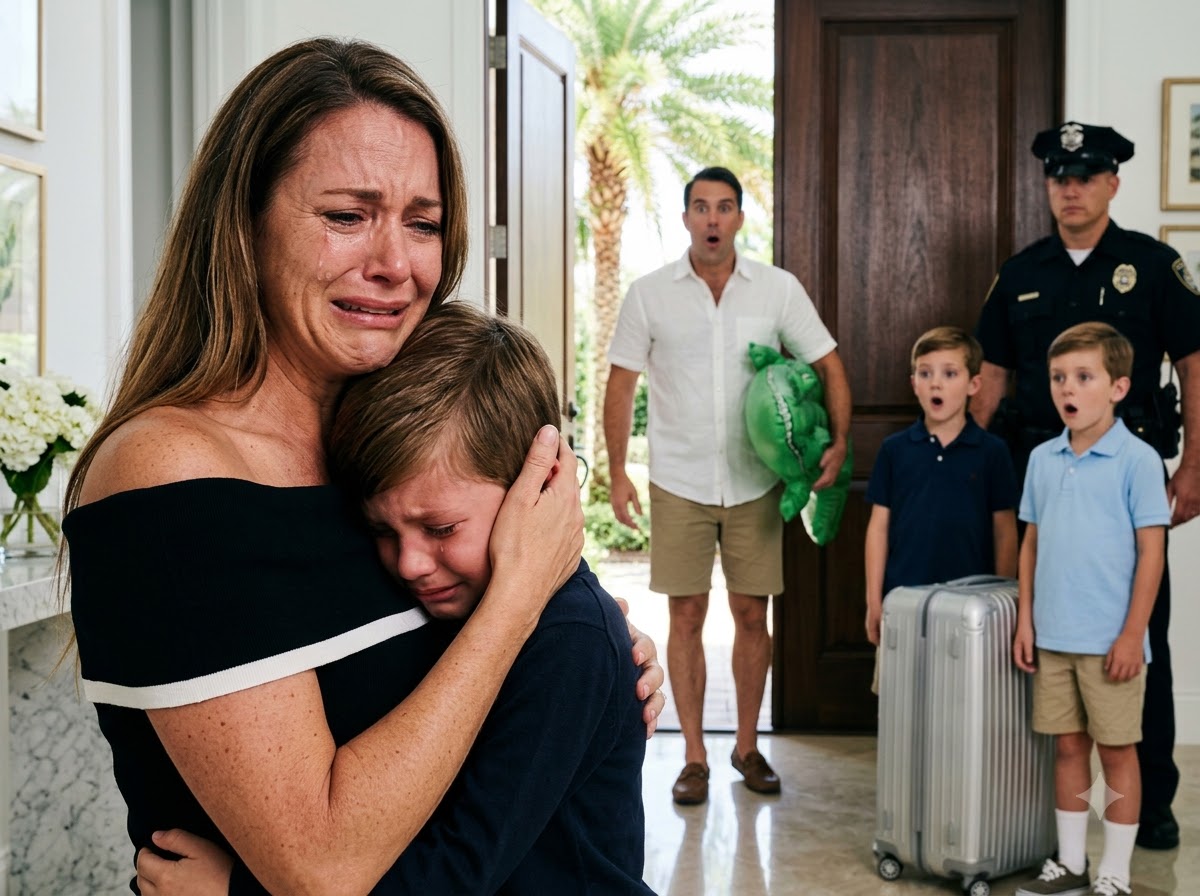My Husband Left My Eight-Year-Old Son Alone For Six Days While He Took His Own Children To The Beach