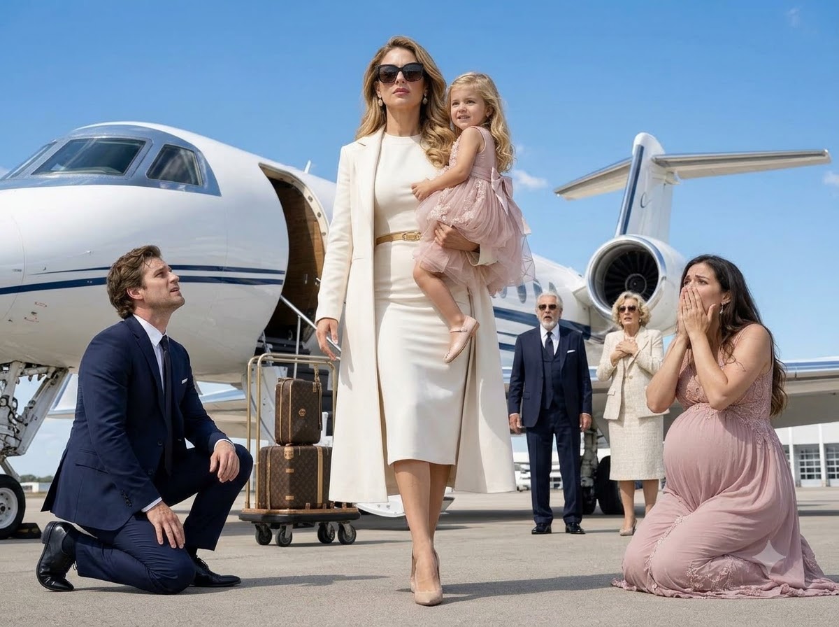 My Husband Grabbed Me At The Private Jet After Telling Me And Our Five-Year-Old Daughter To Leave