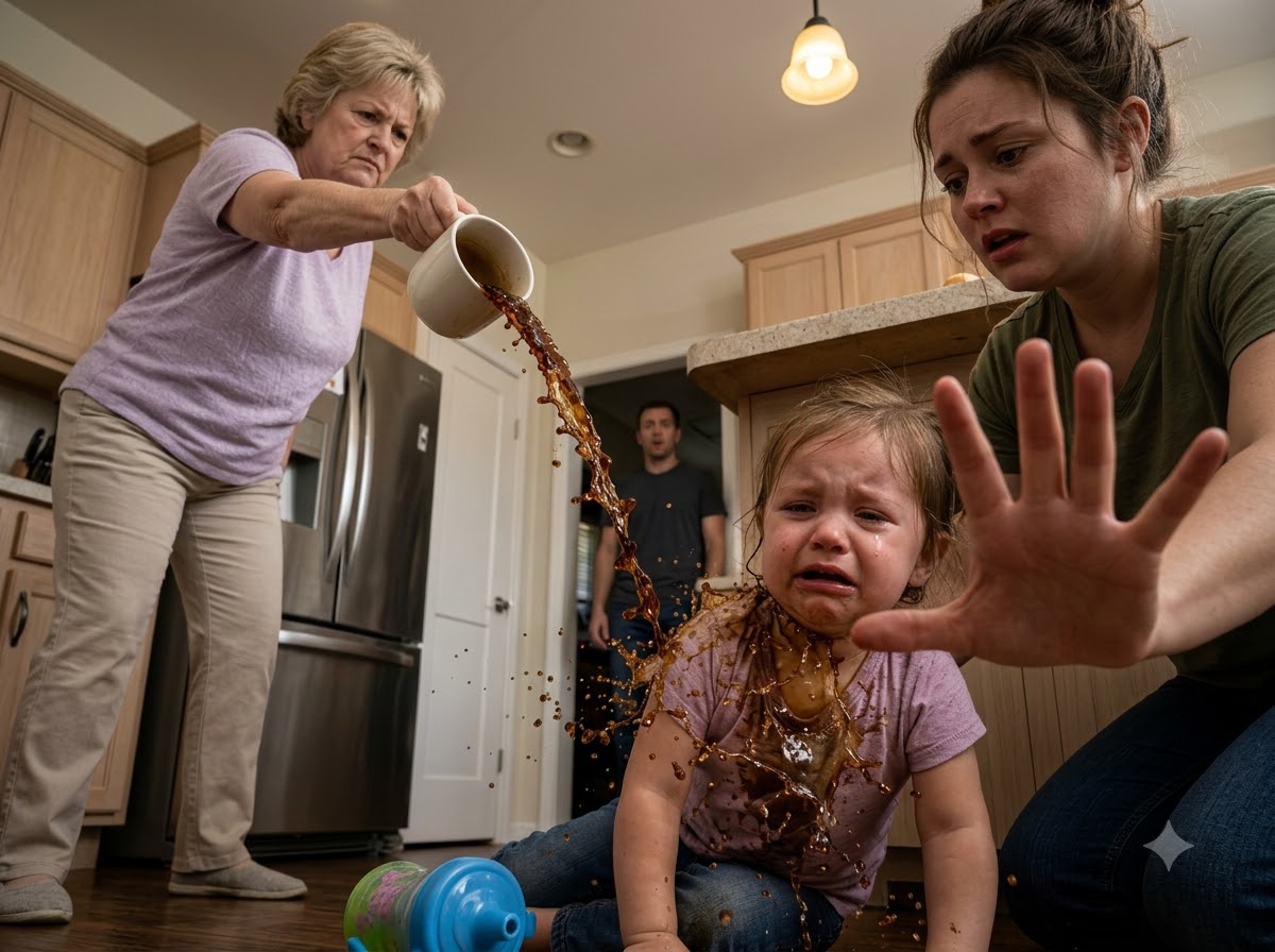 My Mother-in-Law Threw Hot Coffee At My Two-Year-Old Daughter While My Husband Looked Away