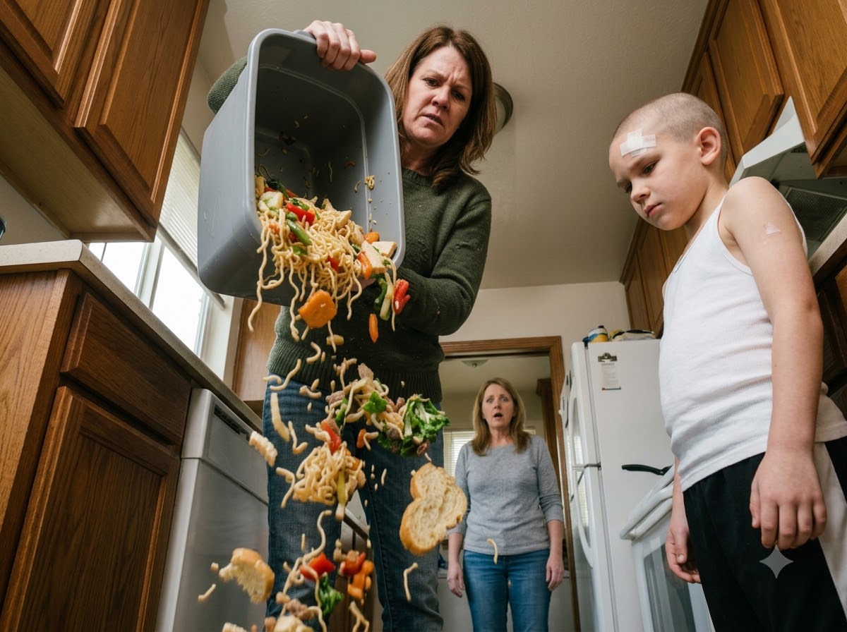 My Wife Dumped The Kitchen Trash Over My Eight-Year-Old Daughter And Said, “She Can Sit In Her Own Mess”