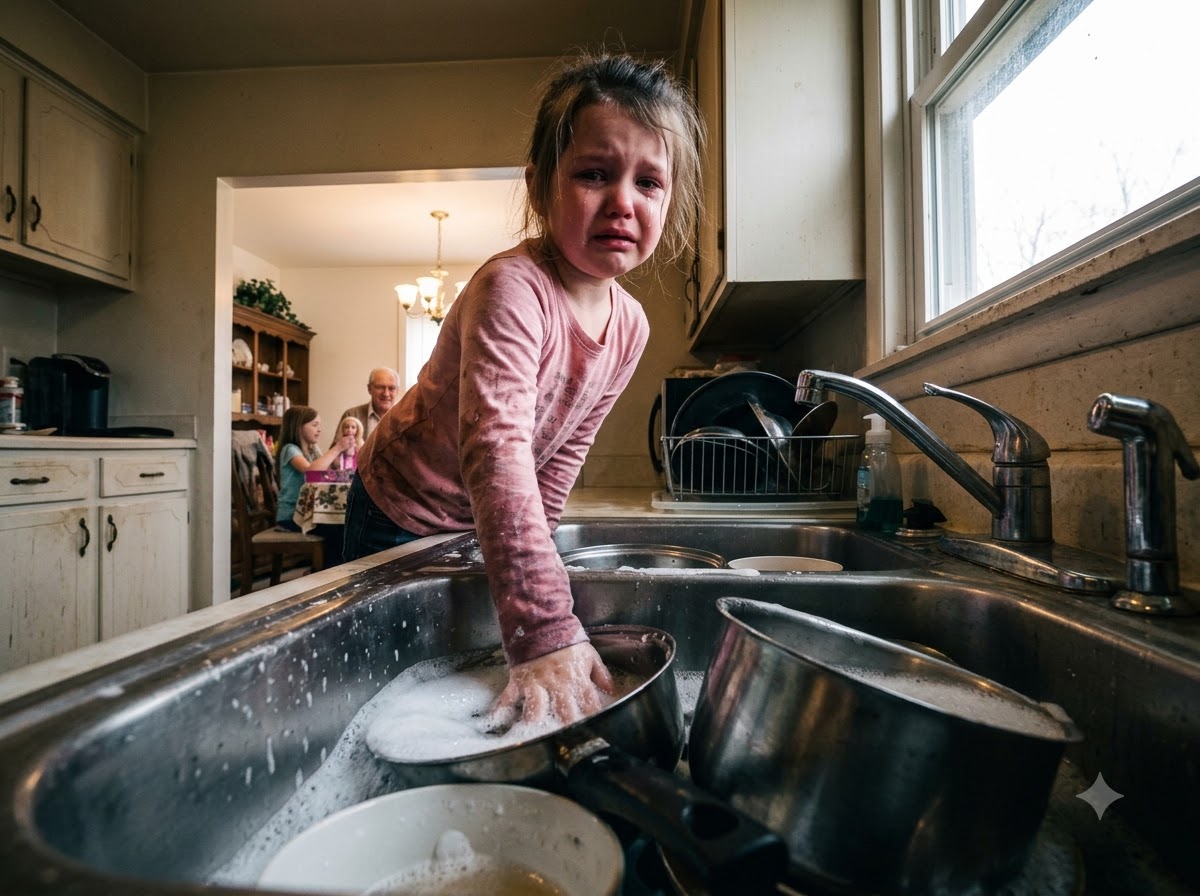My Parents Made My Adopted Daughter Wash Everyone’s Dishes And Told Her She Wasn’t Their Real Grandchild
