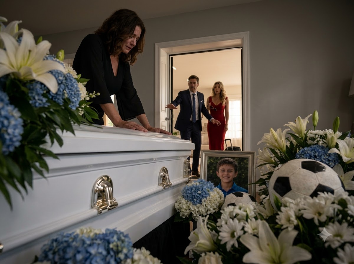 My Husband Arrived At Our Son’s Funeral With His Mistress And A Suitcase
