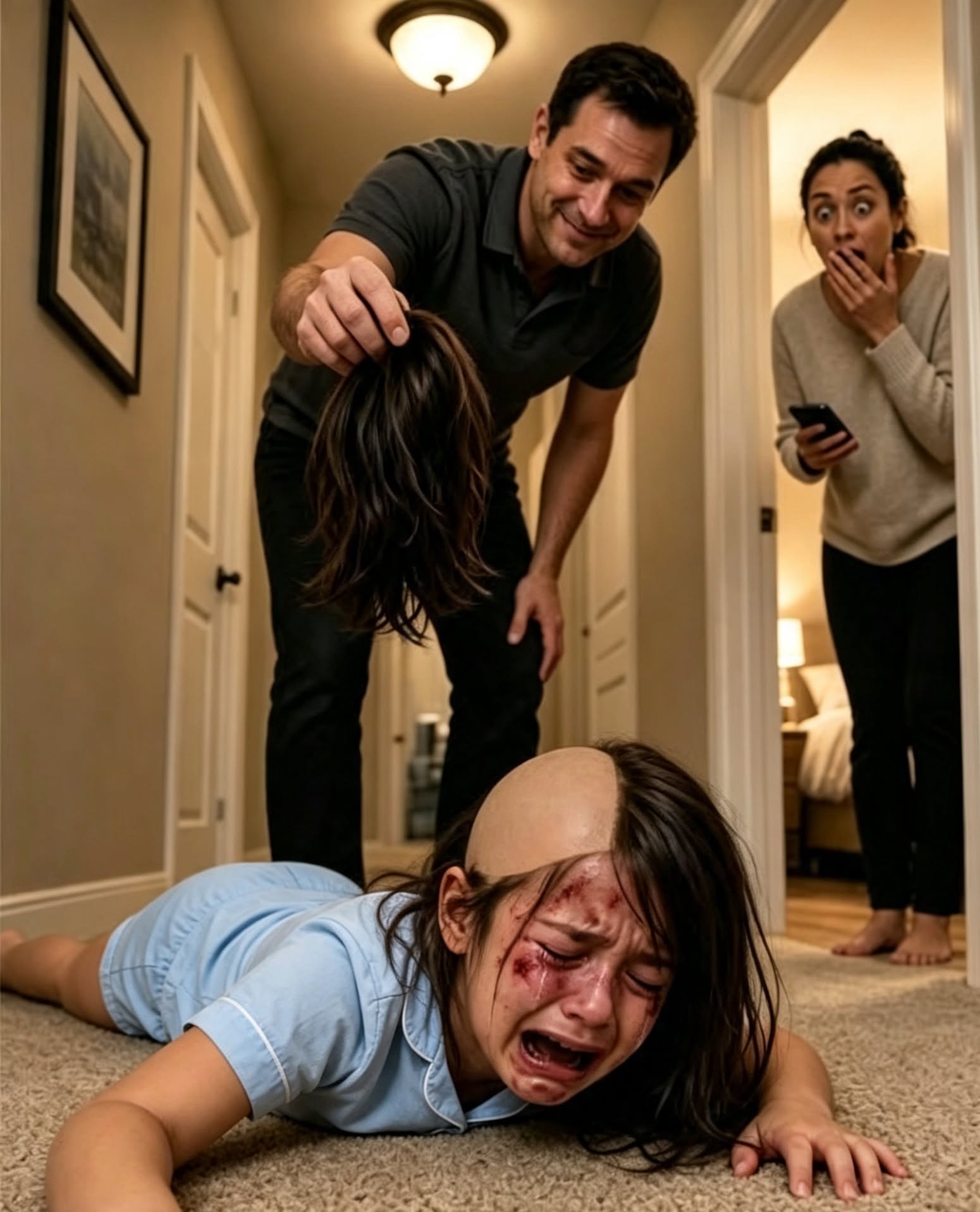 Six adults stood in my kitchen, but only one had the courage to step between my husband and our terrifying truth.