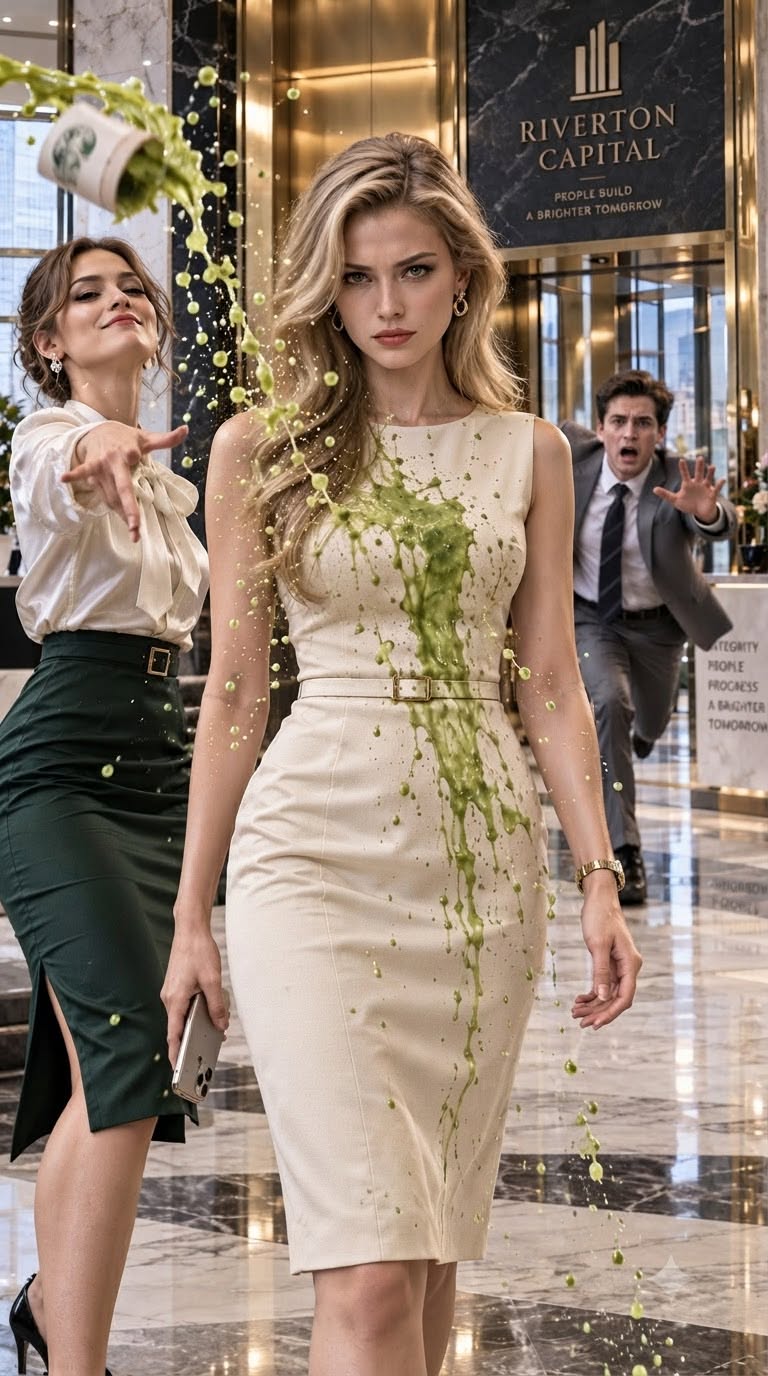 My husband's secretary dumped iced matcha on my dress, completely unaware that I was the company's incoming CEO.