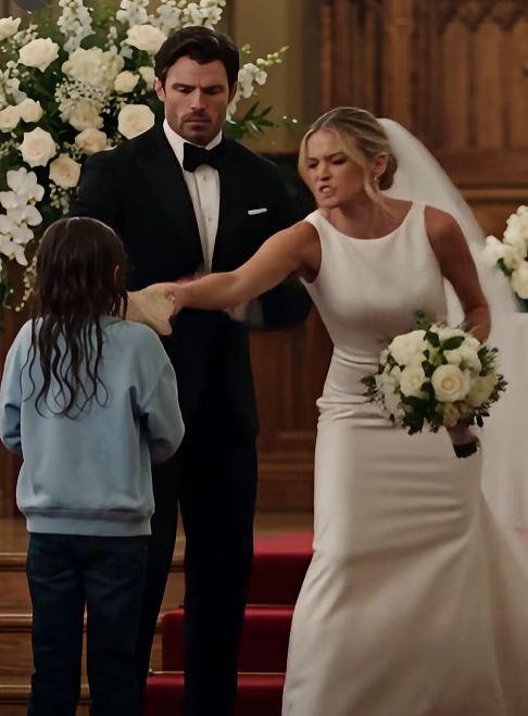The chapel doors slammed open mid-vow, revealing a rain-soaked eleven-year-old girl holding proof that the bride paid her mother to disappear.