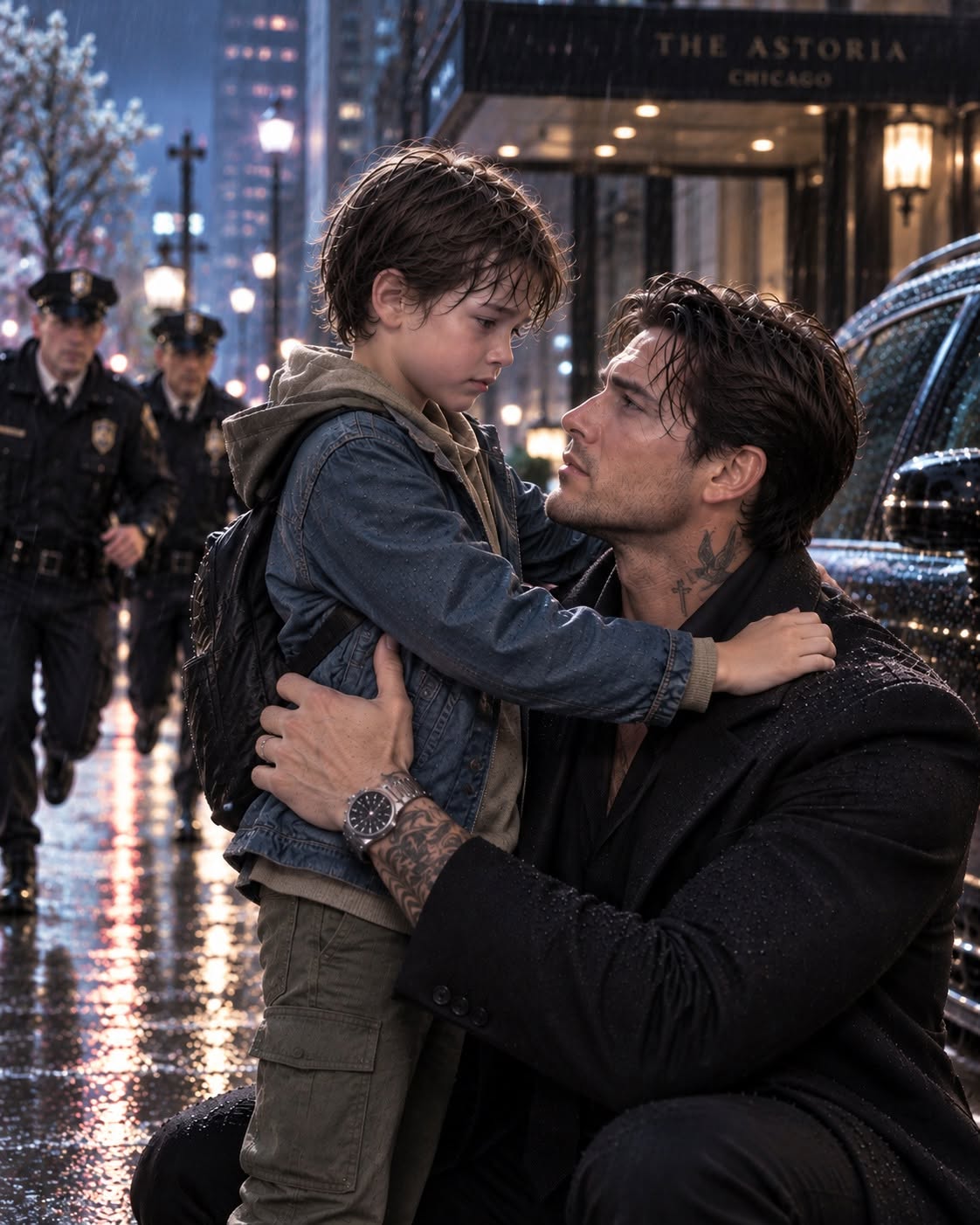 The men backing away from me thought they were avoiding a powerful man, unaware I was just trying to protect a stranger's child.