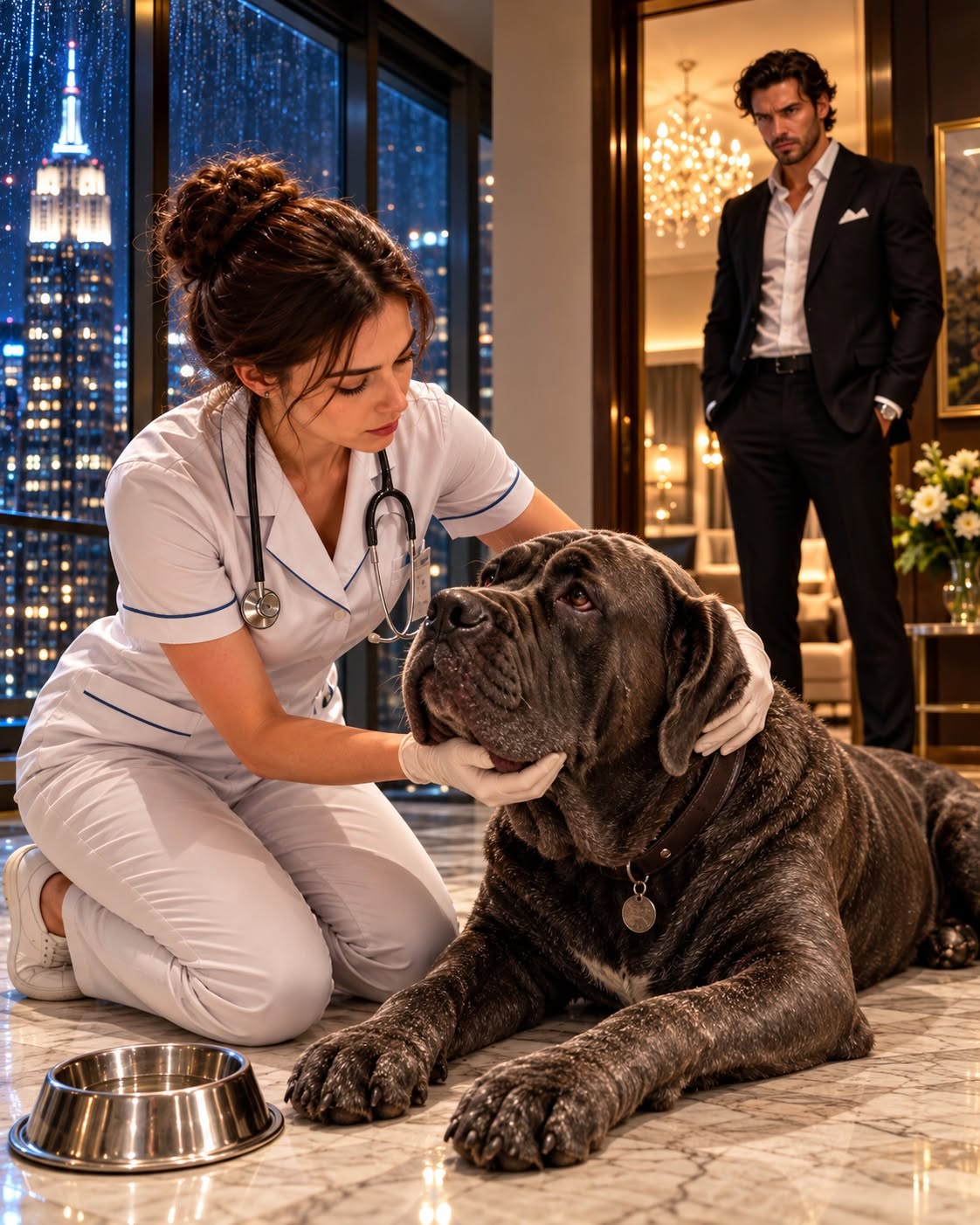 A powerful billionaire offered me $100,000 in cash to save his dying dog, completely unaware I was hiding from an abusive ex.