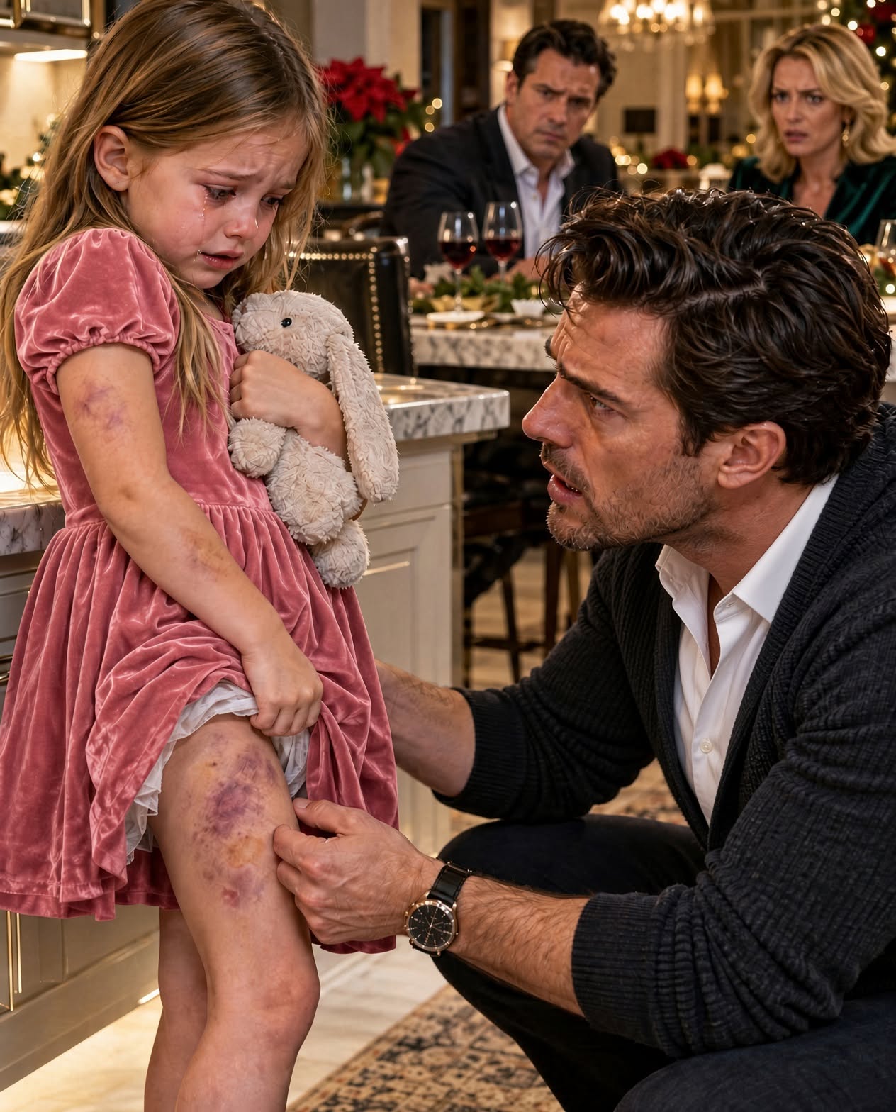 My five-year-old niece pulled back her sleeve at Christmas dinner, revealing bruises and a secret game her father forced her to keep.