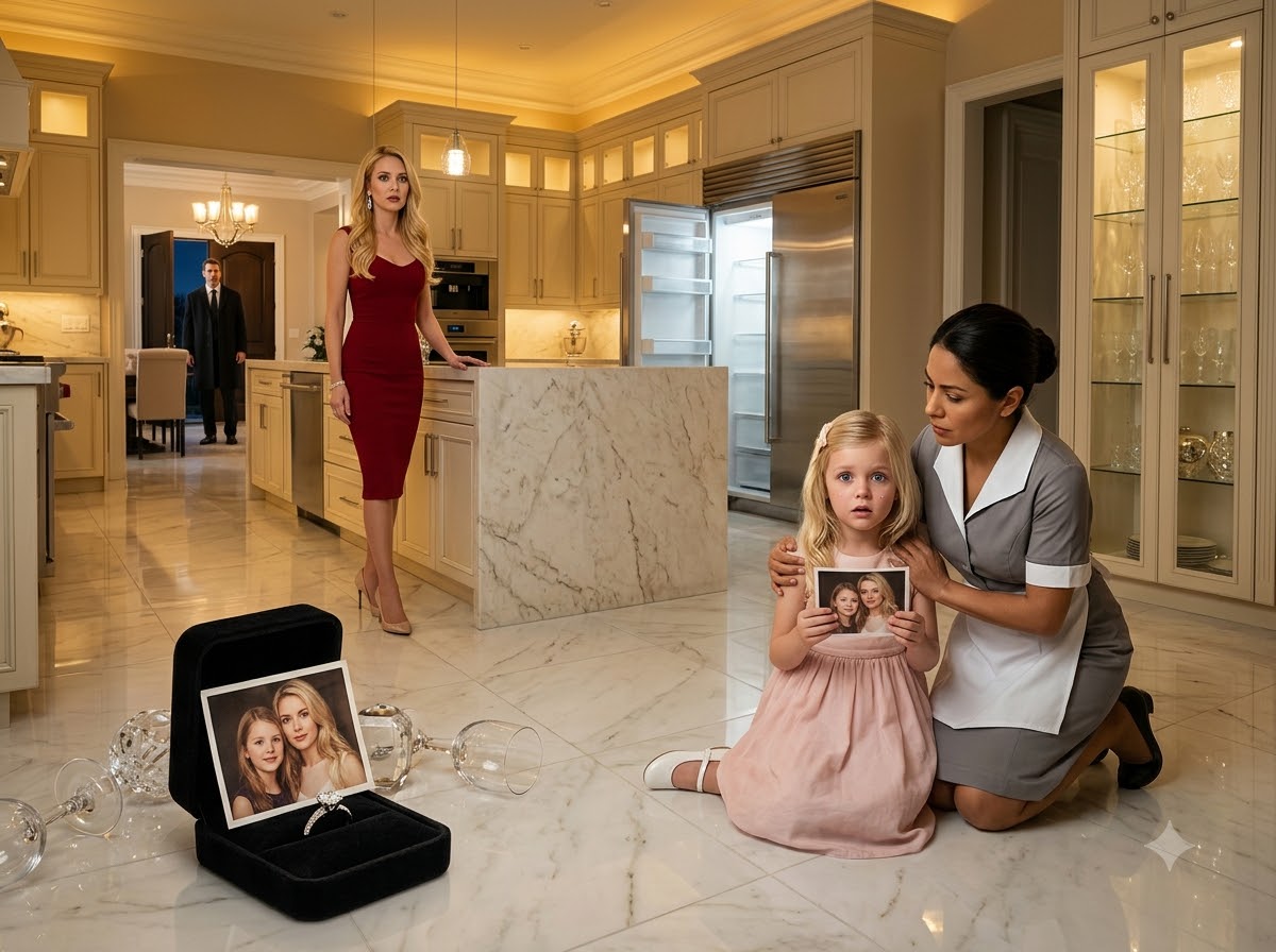 Among the shattered glass on the mansion floor lay a single faded photograph that proved the little girl's mother hadn't died of natural causes.