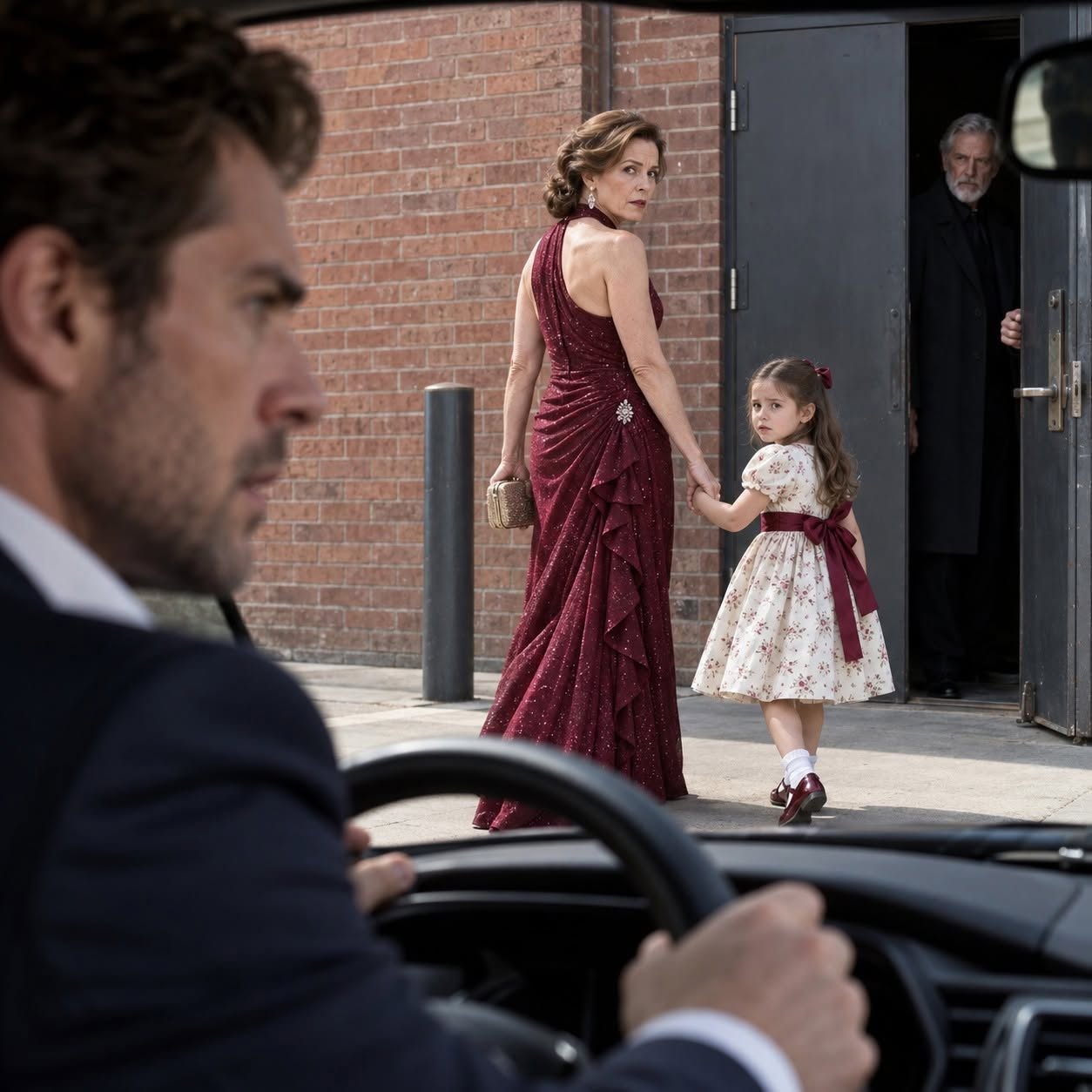 My seven-year-old daughter begged me not to board my private jet, completely unaware that her grandmother was hiding her on the floorboard of an SUV.