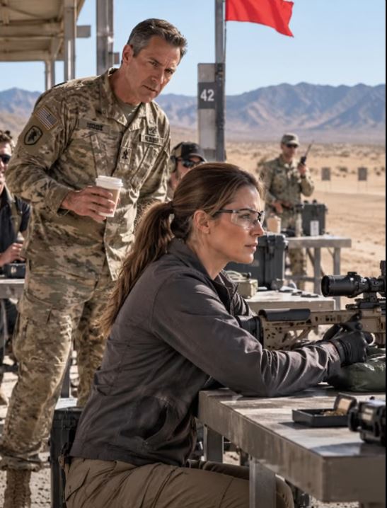 An arrogant officer tried to pull her off the range, unaware that her restricted lane assignment came from high command.