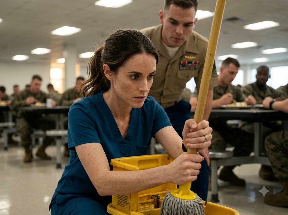 A Sergeant Kicked Over My Cleaning Bucket And Told Me I Was Only Good For Scrubbing Floors