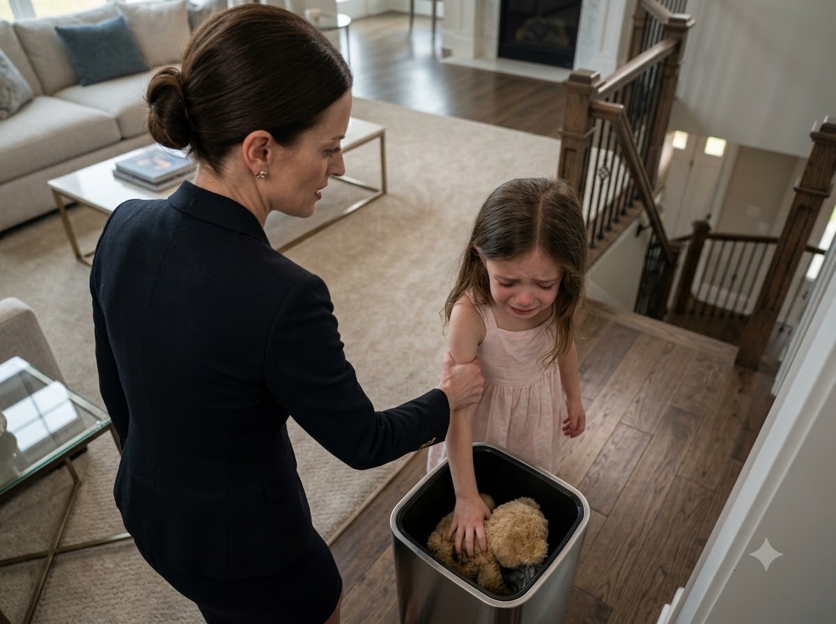 I Found My Late Wife’s USB Inside My Daughter’s Teddy Bear—Then My Sister Came for It With a Crowbar