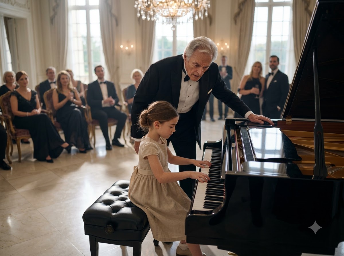 A Wealthy Gala Host Tore Up A Seven-Year-Old Girl’s Sheet Music And Said, “That Piano Costs More Than Her Whole Future”