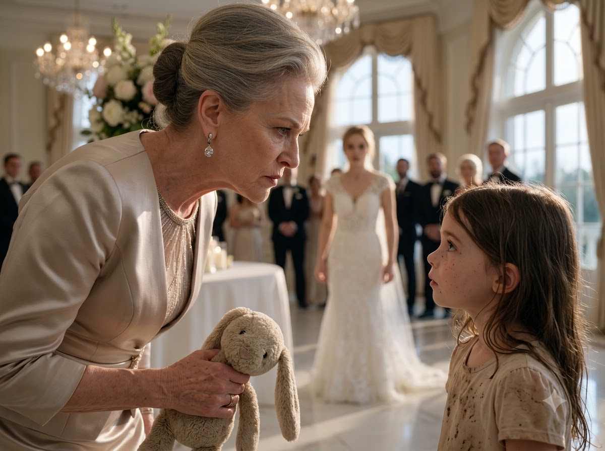 My Mother-in-Law Threw A Little Girl’s Stuffed Rabbit Across My Wedding—Then A Photograph Fell Out