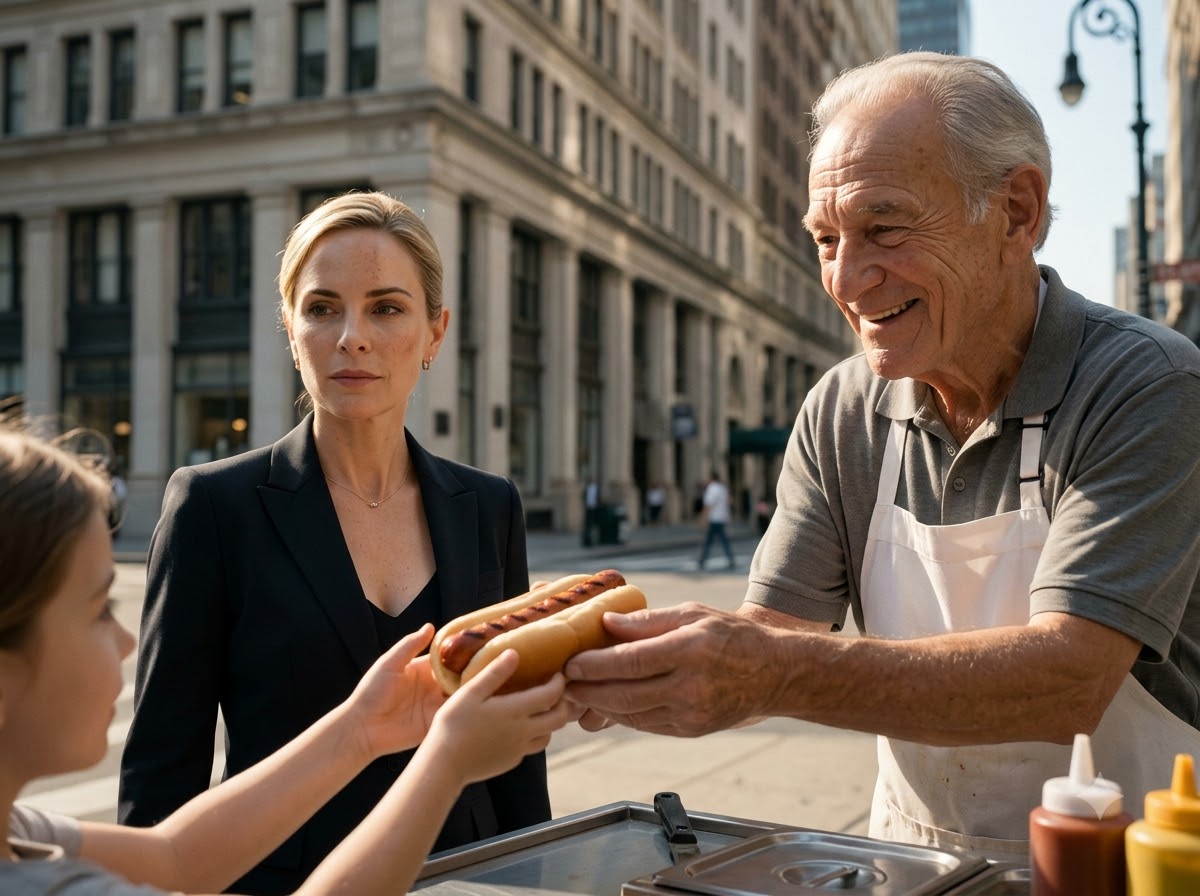 A Wall Street Executive Threw Cash at a Street Vendor—Then Her Phone Rang