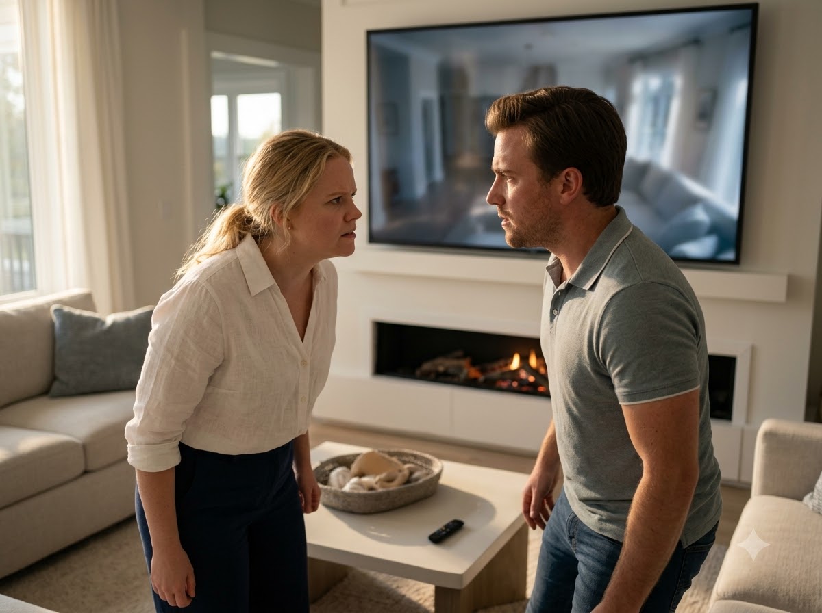 My Son Turned On the TV and I Saw My Husband Hugging Another Woman—Then She Started Watching Us Back