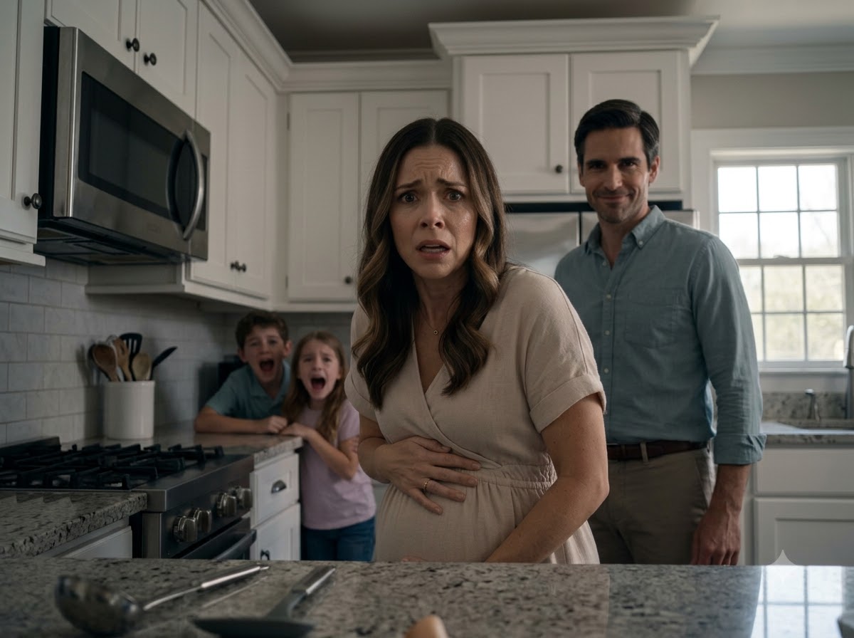 My Husband Smiled While His Mistress Raised A Steel Ladle Over My Pregnant Belly