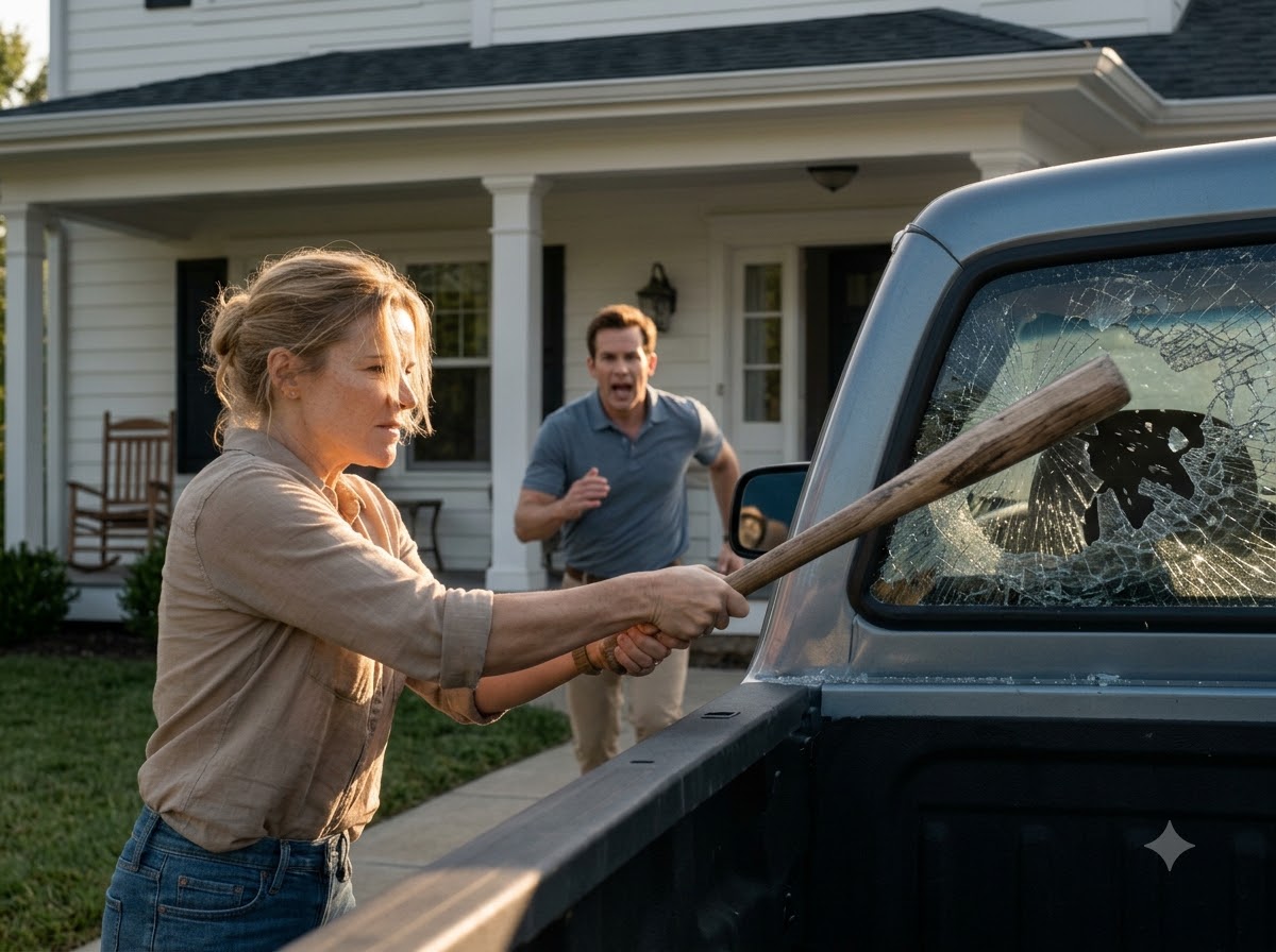 I Smashed My Husband’s Truck Window And Found An Infant Car Seat