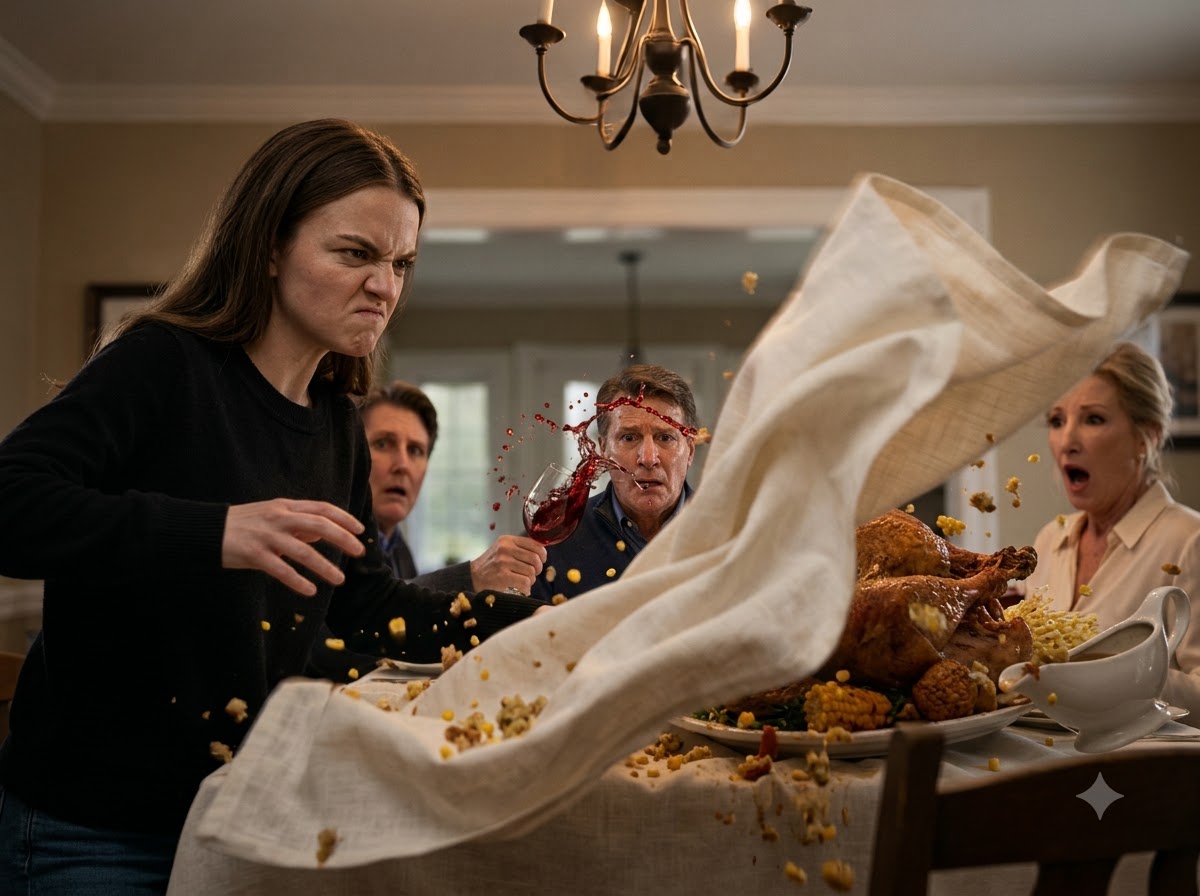 My Daughter Destroyed Thanksgiving And Said I Was Never Sick—Then My Wife Went Pale
