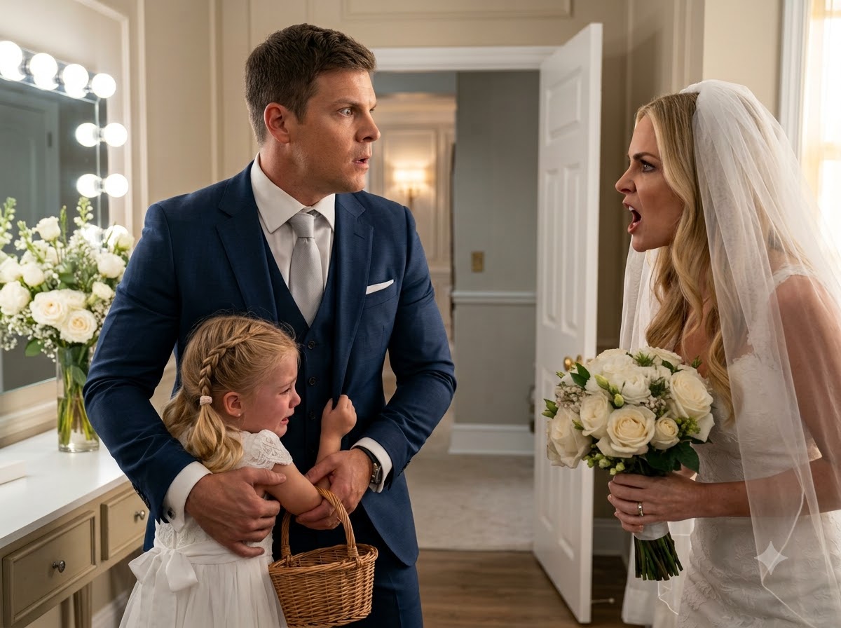 MINUTES BEFORE MY WEDDING, I FOUND MY BRIDE SLAPPING MY 7-YEAR-OLD DAUGHTER—THEN LILY SHOWED ME THE PENDANT VICTORIA WAS DESPERATE TO HIDE