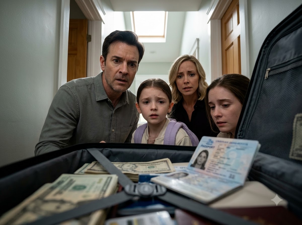 My Daughter Found My Wife Locked in an Upstairs Bedroom—Then the Suitcase Under the Bed Had a One-Way Ticket for Tomorrow