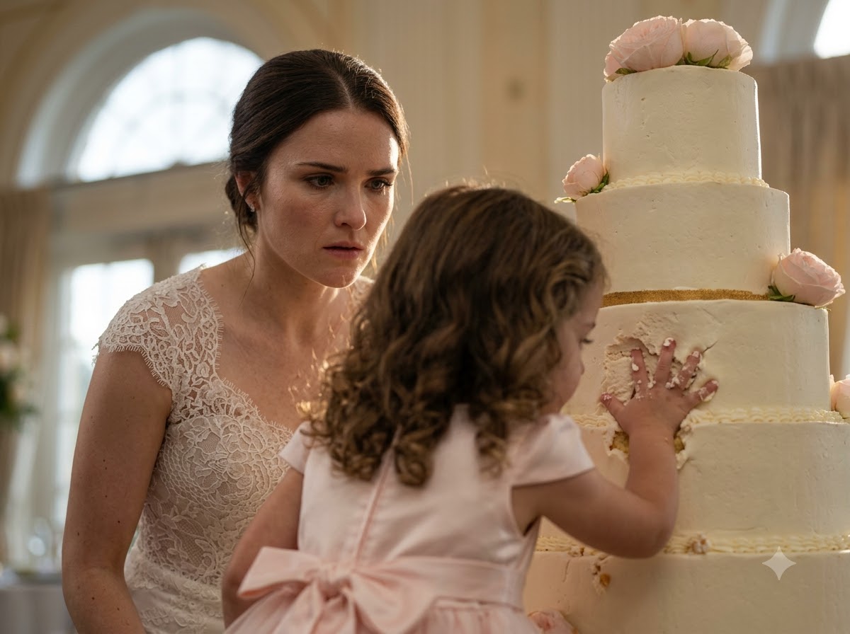 My Fiancée Shoved My Six-Year-Old Into Our Wedding Cake — Then I Found Boarding School Papers She’d Hidden Under the Table