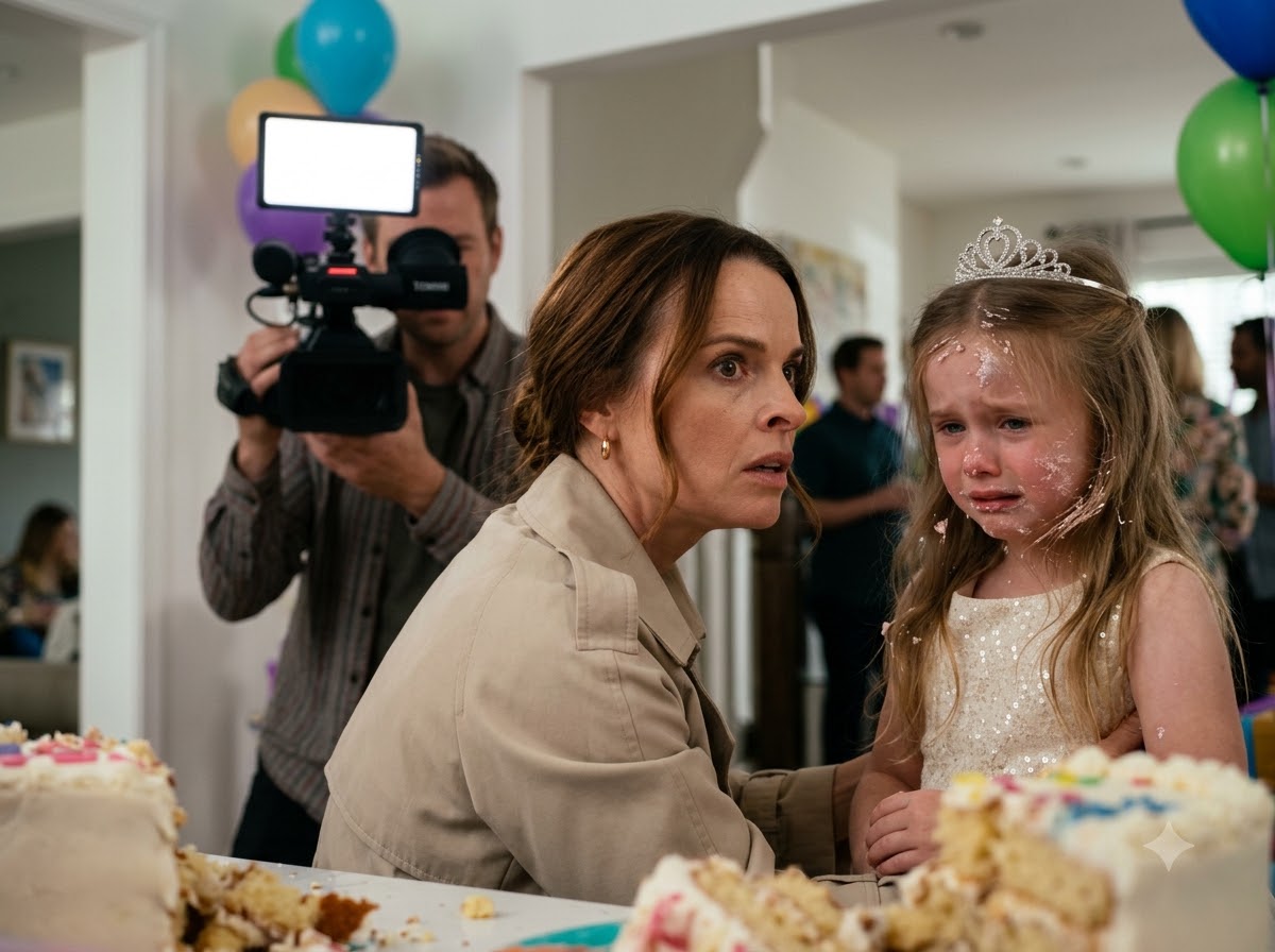 MY SISTER SHOVED MY DAUGHTER INTO HER BIRTHDAY CAKE—THEN THE VIDEOGRAPHER PLAYED WHAT SHE SAID BEFORE I CAME BACK