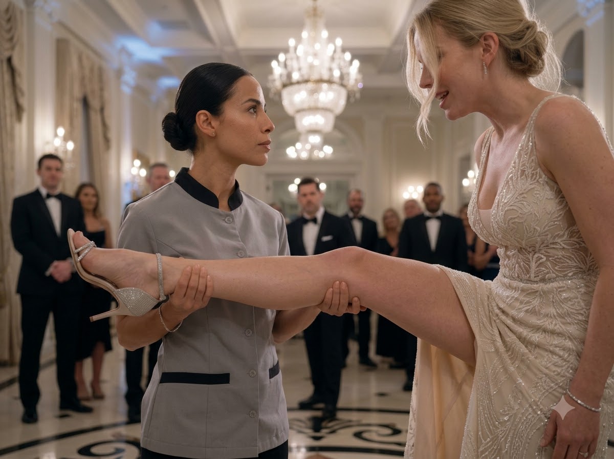 MY BOSS’S FIANCÉE TRIED TO KICK ME IN FRONT OF 300 GUESTS—THEN SHE ASKED WHO I REALLY WAS, AND I TOLD HER I USED TO BE JUST A MAID