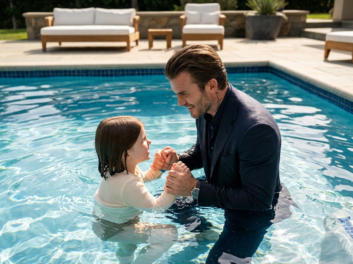 MY DAUGHTER WAS PUSHED UNDERWATER AT OUR MANSION—THEN SHE POINTED TO THE POOL WALL AND SAID SOMEONE WAS TRAPPED INSIDE