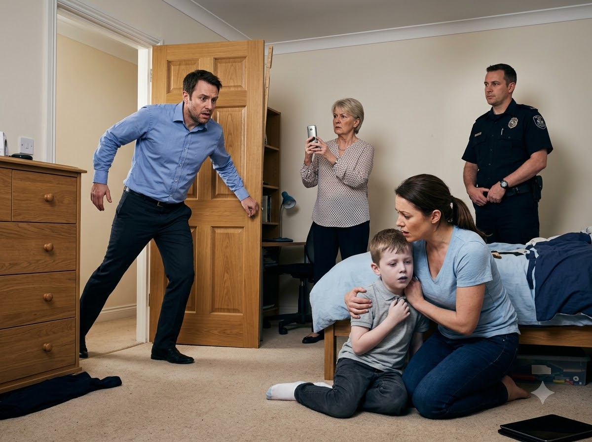 MY MOTHER RECORDED MY SON STRUGGLING TO BREATHE AND BLAMED MY WIFE—THEN I SAW THE SEALED MEDICINE BOTTLE IN HER HAND