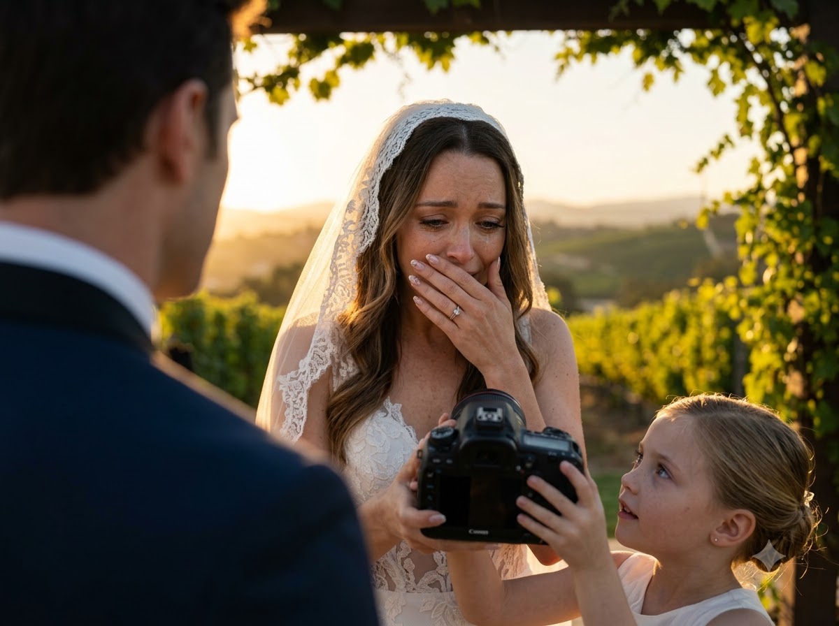 MY DAUGHTER STOPPED MY WEDDING WITH A PHOTO OF MY GROOM KISSING ANOTHER WOMAN—THEN THAT WOMAN ARRIVED HOLDING A LITTLE BOY’S HAND