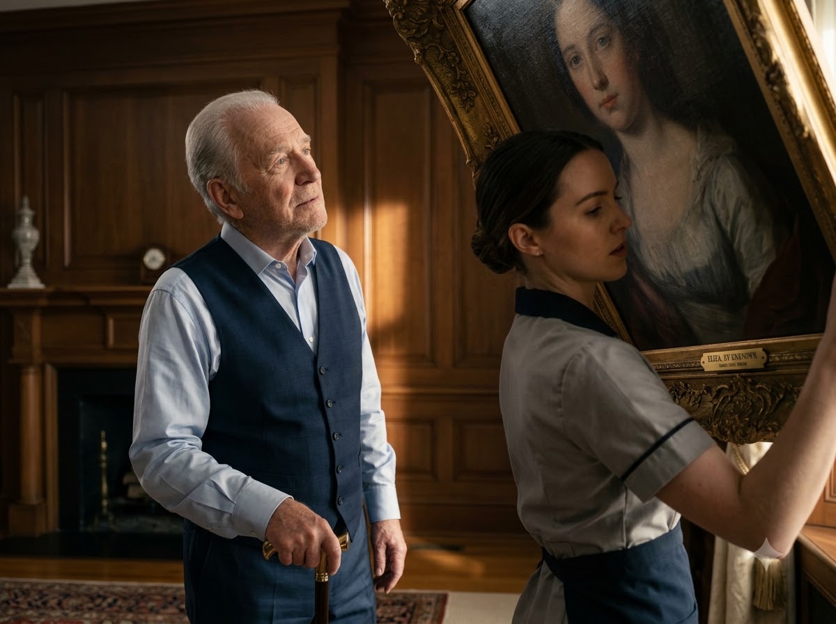 MY HOUSEKEEPER TOOK DOWN MY DAUGHTER’S PORTRAIT AND SAID SHE WAS ALIVE—THEN SHE SHOWED ME TWENTY YEARS OF PAYMENTS TO A LOCKED ROOM