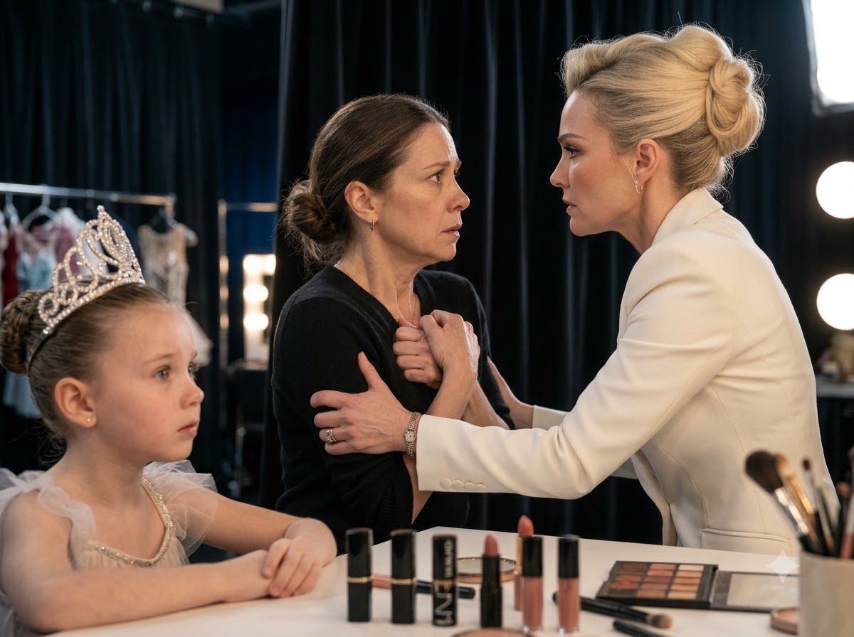She Forced The Crown Back On Her Crying Daughter And Said, “Smile.”