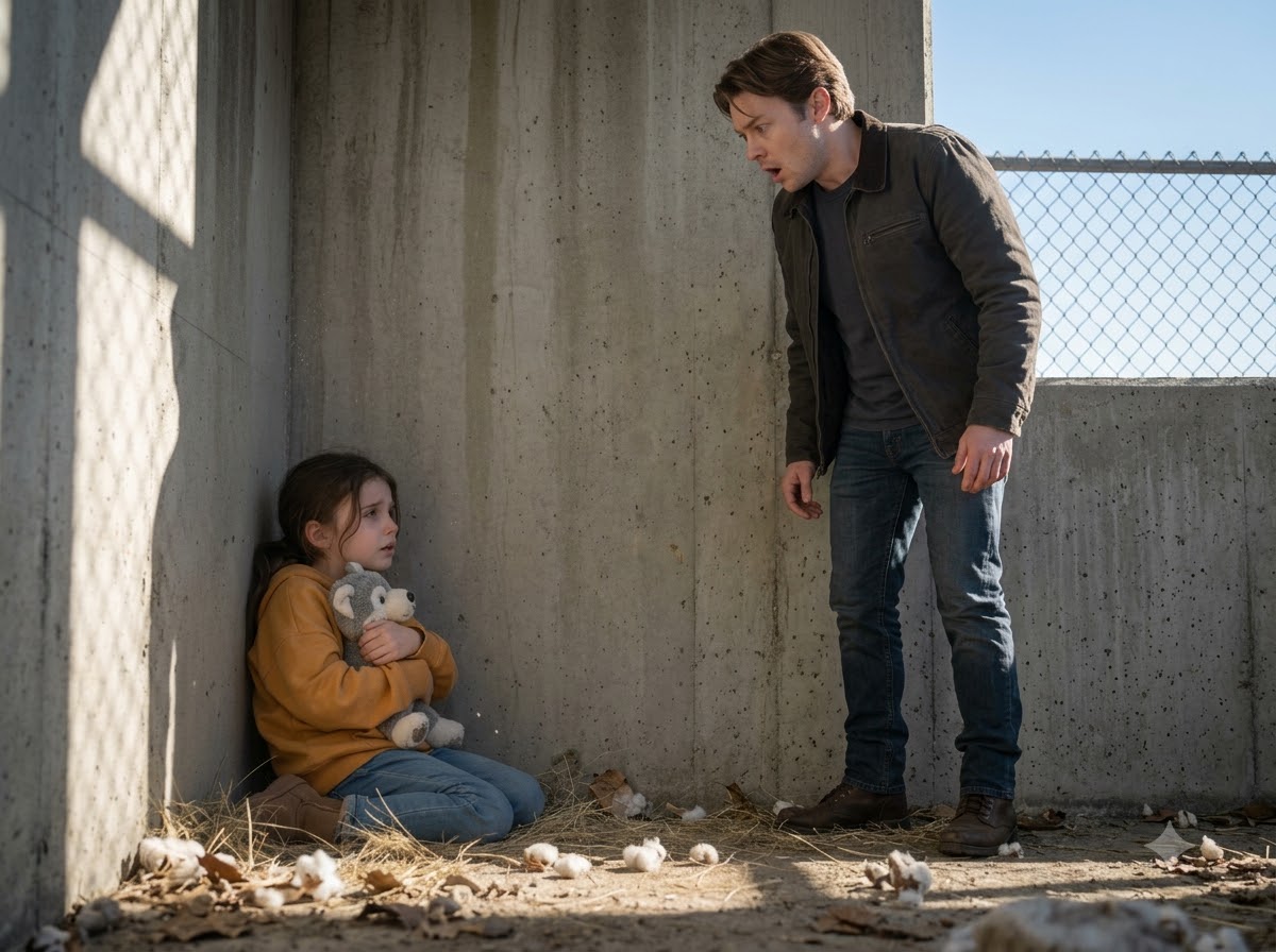 I Found a Missing Girl Locked Inside an Abandoned Wolf Enclosure — Then She Pointed to a Second Door and Said, “That’s Where They Took My Mother”