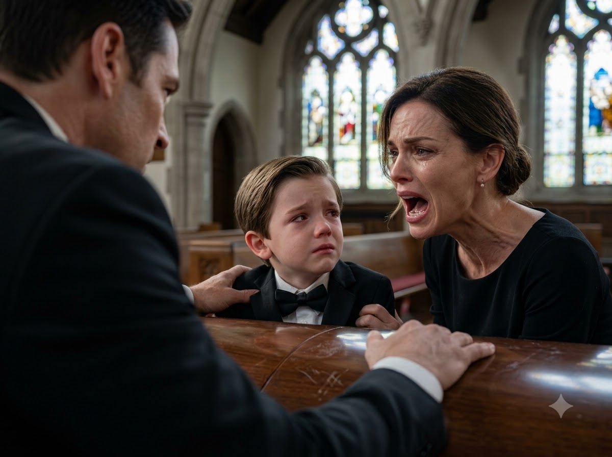 AT MY WIFE’S FUNERAL, OUR SIX-YEAR-OLD HEARD HER BREATHING INSIDE THE COFFIN—THEN HER SISTER’S HANDBAG SPILLED OUT HER TRUST PAPERS