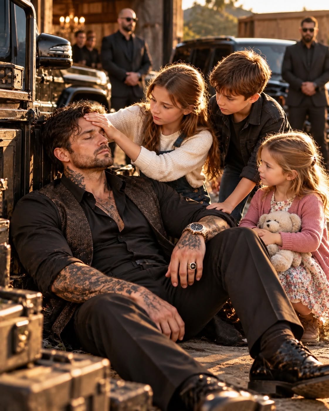 A feared mafia boss woke up in a farm barn with total amnesia, saved by three orphaned children who had no idea who he was.