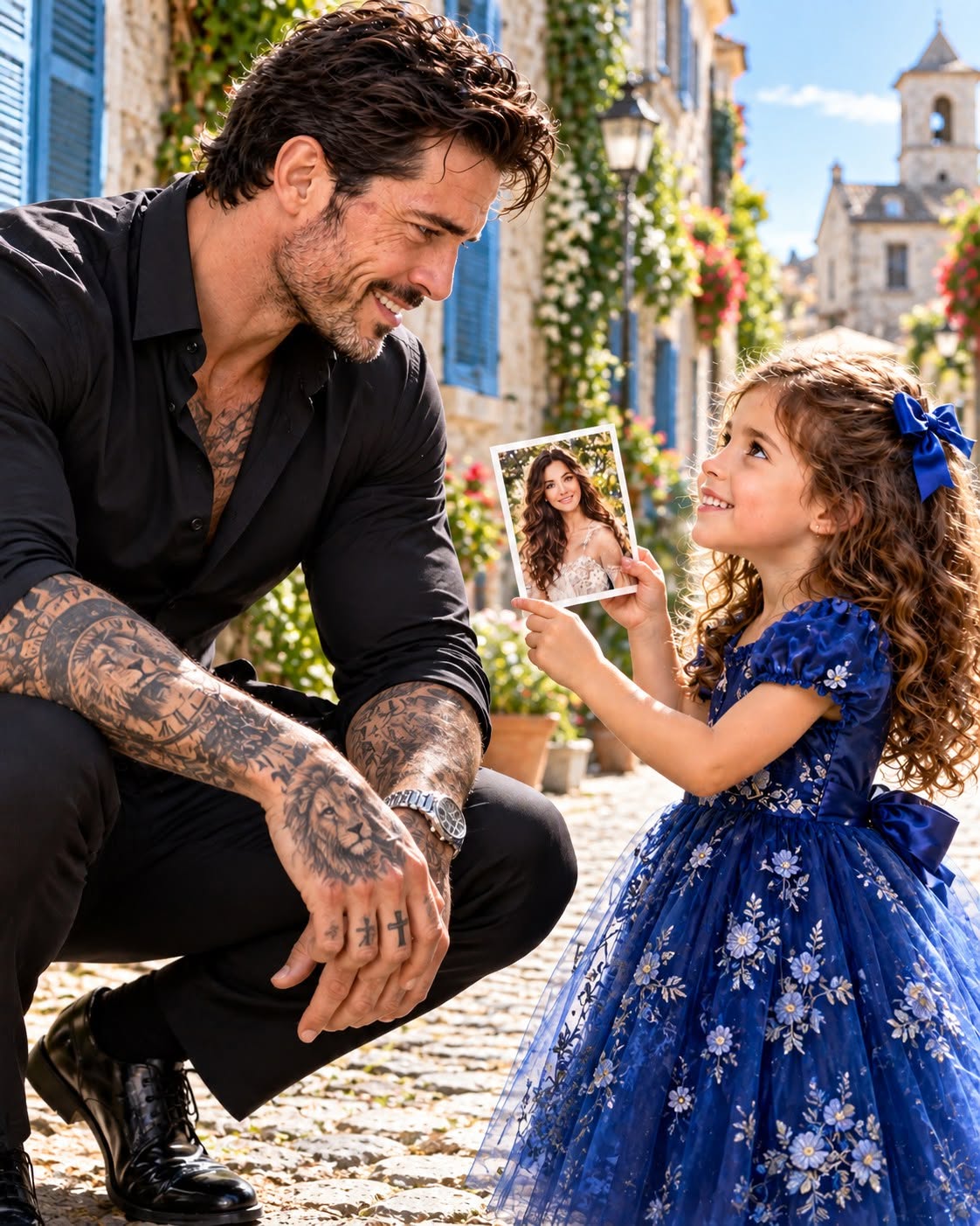 A tiny girl tugged his sleeve and pointed at his wallet, claiming the woman he buried seven years ago was her living mother.
