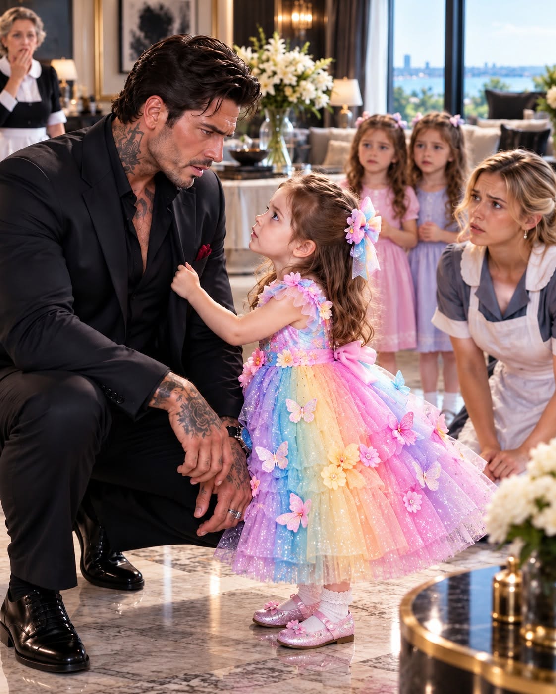 My traumatized daughter hadn't spoken a single word since her mother's murder, until I went to fire our new maid and my child whispered: "Daddy killed Mommy."