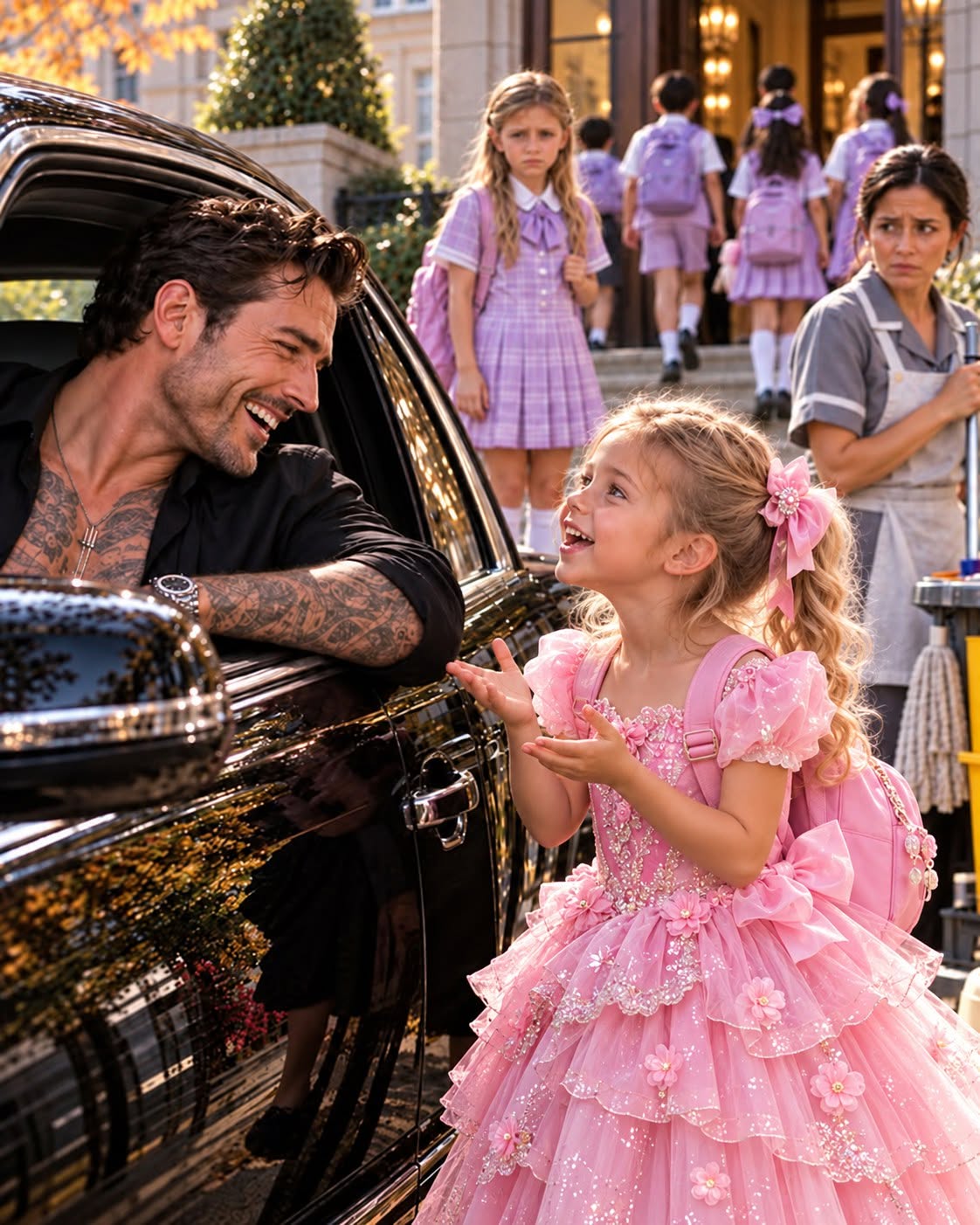 For three years, I prayed for my grieving mafia-boss father to smile again, only to watch a little girl with a taped backpack succeed where I had failed.