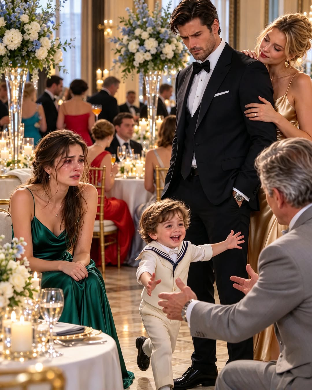 A wealthy heir tried to pay off his ex with a black card, completely unaware the seven-year-old boy beside her was his son.