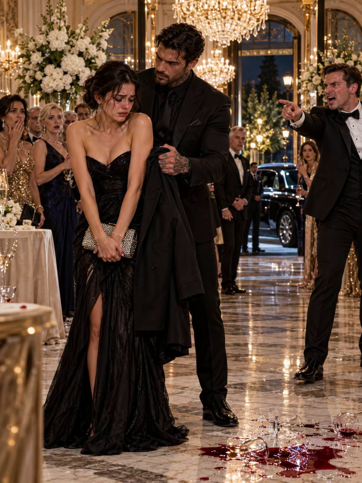Three hundred elite guests filmed me walking away in tears, but none of them saw the black motorcade pull up beside me on the freezing banks of the East River.