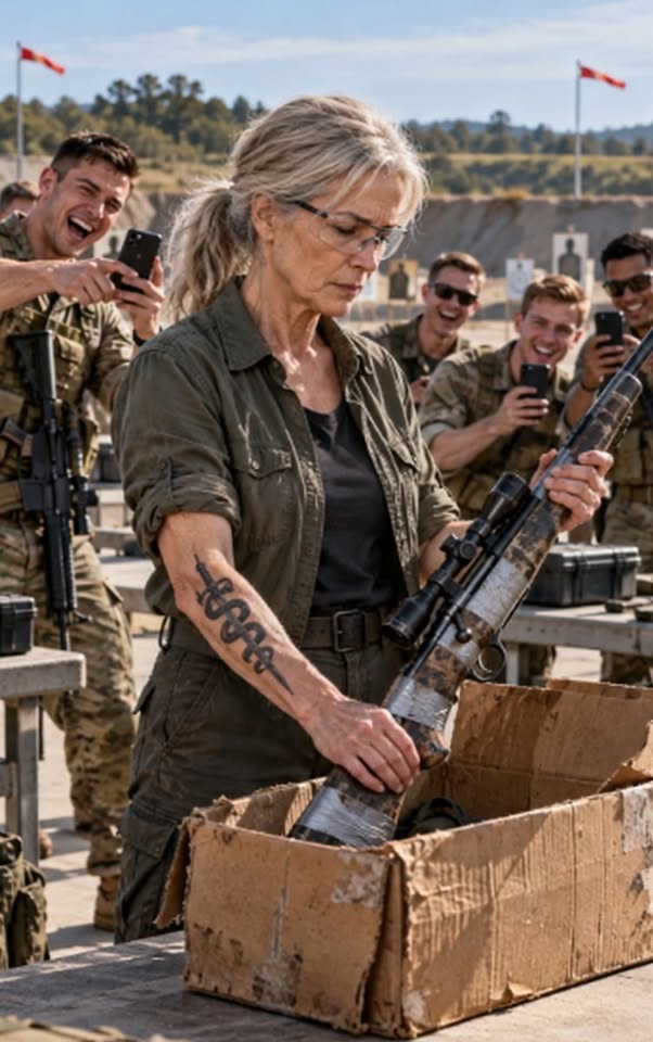Recruits mocked an elderly woman with a duct-taped rifle, until a 4-star general marched onto the range and snapped to attention.