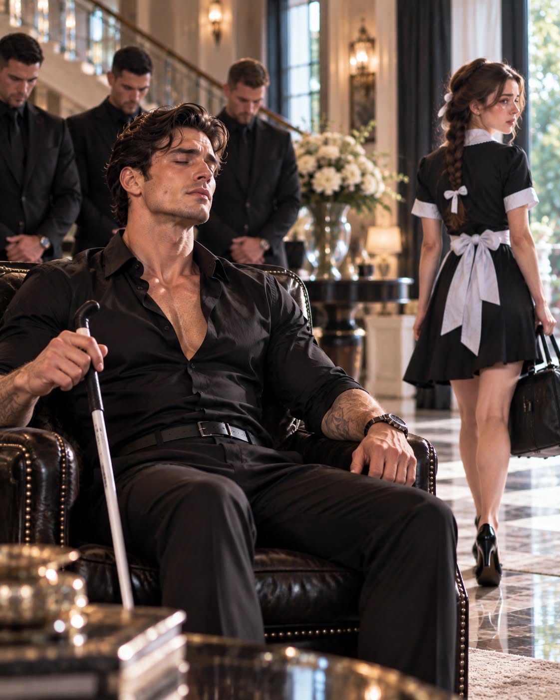 A devastating midnight car crash took away my sight, turning a ruthless East Coast mafia boss into a prisoner in his own twelve-bedroom mansion.