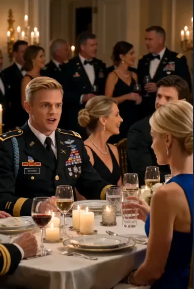 Admiral William Harrison stopped smiling instantly, his eyes narrowing as he stared hard at the quiet woman across the table.