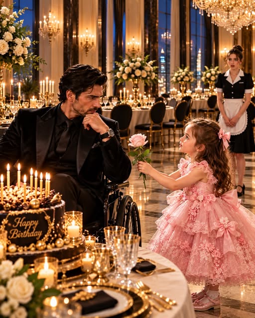 A paralyzed mob boss blew out thirty birthday candles alone in an empty ballroom, unaware a six-year-old girl held the secret to his paralysis.