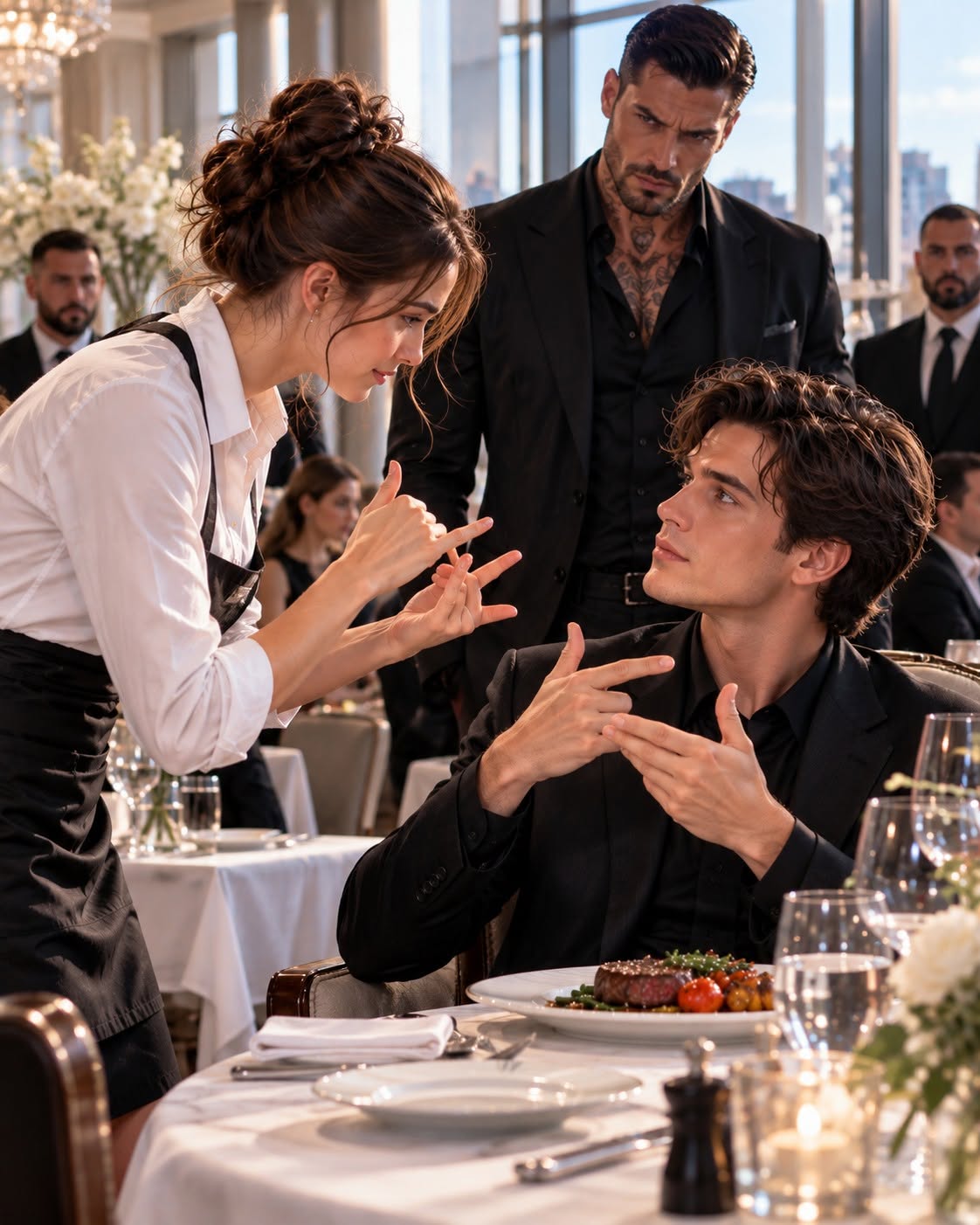 Serving rude customers at Bellamy's Steakhouse was part of the job, but nothing prepared me for Dominic Vale, Chicago's most feared mafia boss, bringing his deaf son to humiliate.