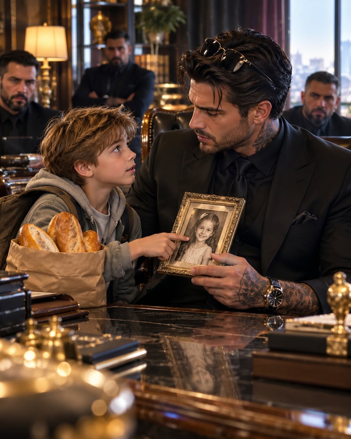 A feared mob boss spent decades grieving his late sister, until a twelve-year-old boy exposed a hidden message on her photo.