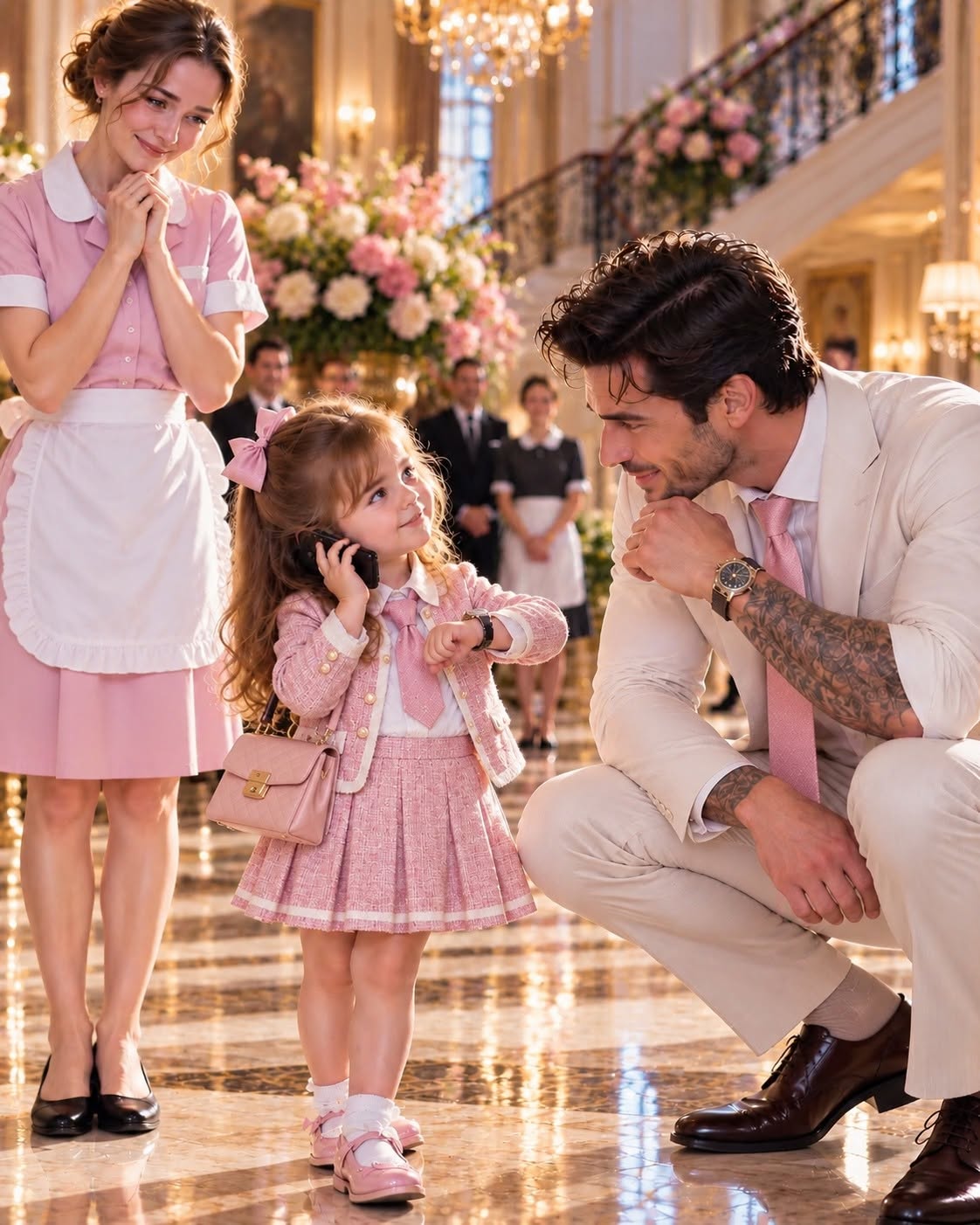 A billionaire heard a maid's four-year-old daughter copy his late brother's laugh, unaware the child was carrying his family's biggest secret.
